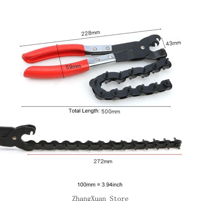 Pipe Cutter Chain Cutting Cutter Three-Way Catalytic Pipe Cutting Tool 3XUF