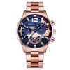 Hot Sale Men's Watch Men's Watch Calendar Six-Pin Steel Belt Watch Quartz Watch Sports Luminous Watch Men's
