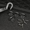 4X Rear Trunk Cargo Net Replacement Hooks Storage Organizer Tie Down Flat Retainer Ring Loop Hanging Mounting Clip Hardware Kit