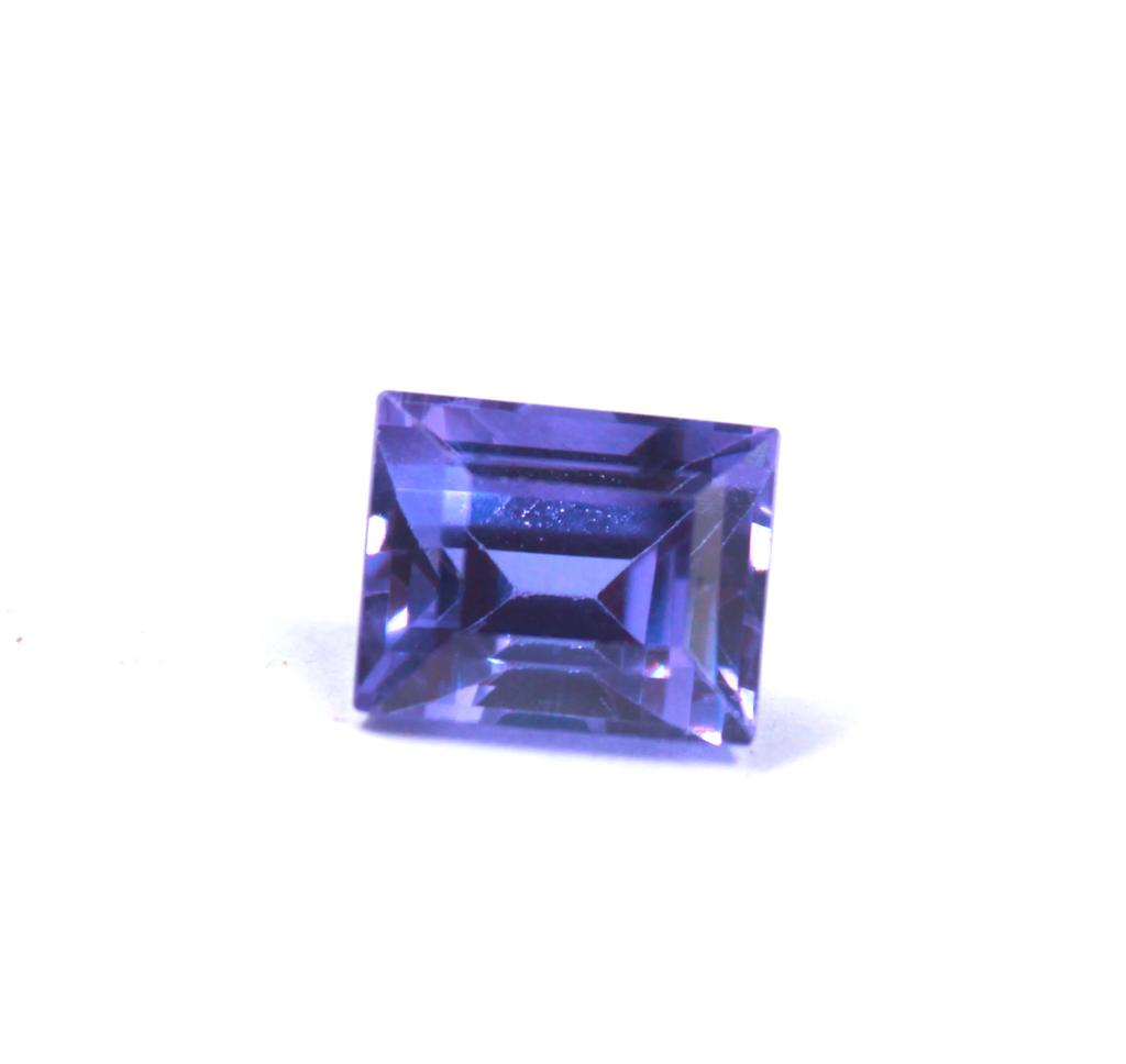 8.80 Carat Finest Quality Purple Alexandrite Emerald Shape Russia Certified Gemstone SN434