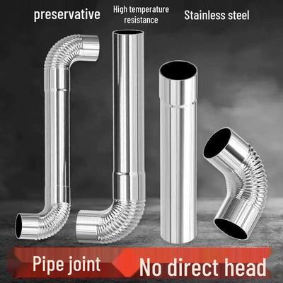 Stainless Steel Chimney Elbow for Wood Stove & Fireplace