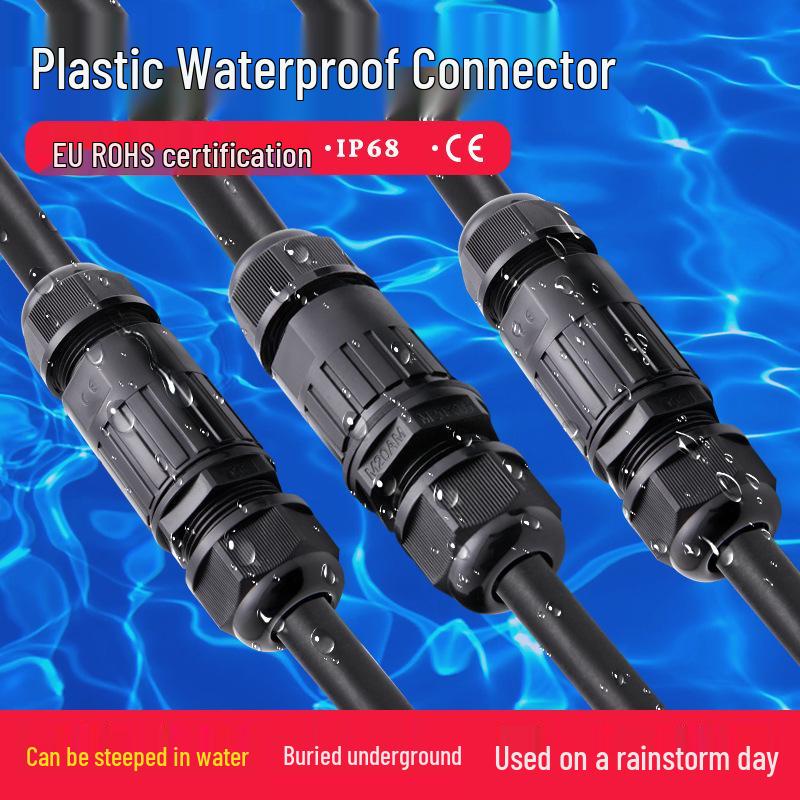 Waterproof Fast-Wire Connector for Lamp Cables