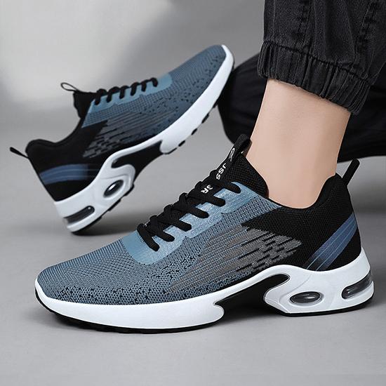 Spring and Autumn Men's Shoes Sports Shoes Spring Air Cushion Shoes Mesh Breathable Casual Running Shoes