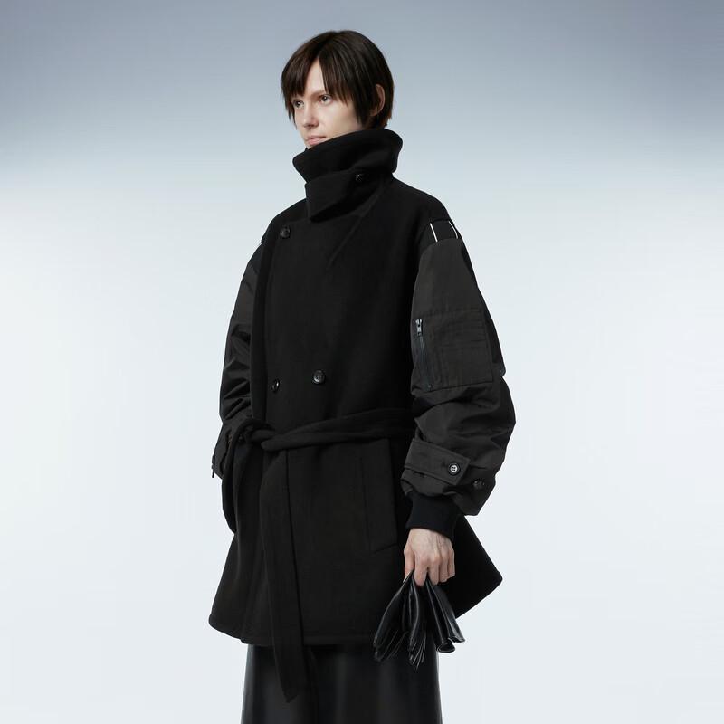 

JNBY 2023 Winter Loose Fit Lapel Wool Blend Coat S