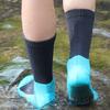 1 Pair Waterproof Socks Elastic Breathable Mid-Tube Soft Socks Foot Protection Windproof Winter Hiking Wading Riding Skiing Socks for Outdoor Sports