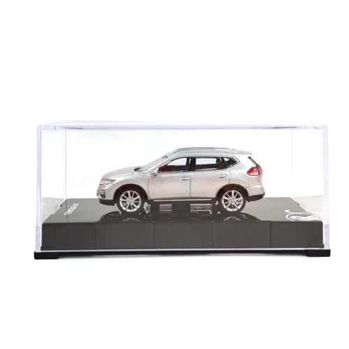 Paudi Model 1/64 scale miniature car X-Trail 2018, finished product, silver