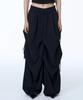 Chil Hana Two Six Girdle Skirt Silhouette Pants (Black)