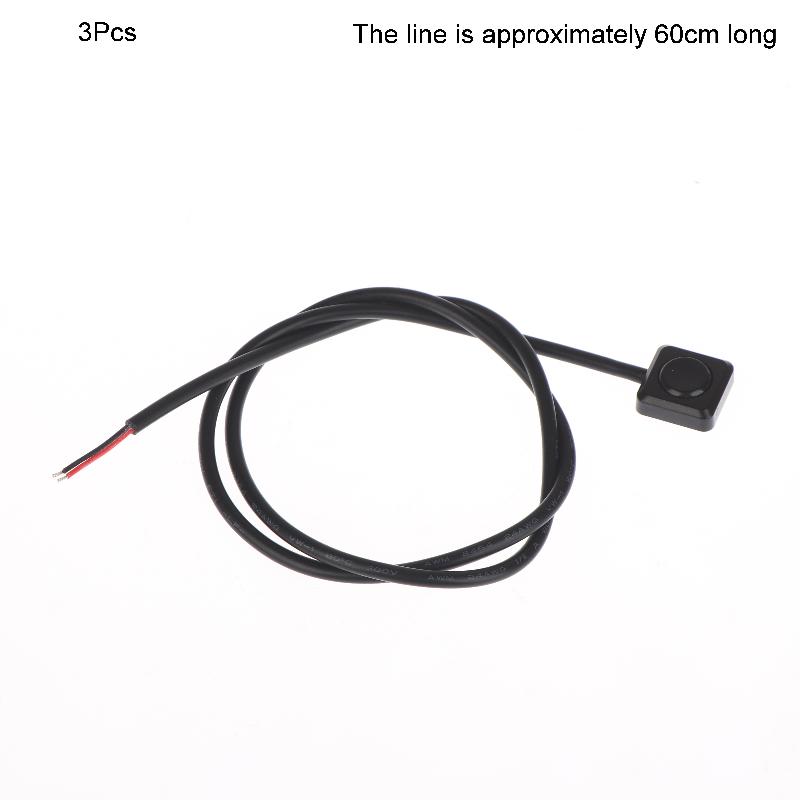 Auto Modifikation Klebeschalter, Mini Momentary Drucktaster, Klebe-DIY Auto Drucktaster, 12V Ein/Aus-Taster