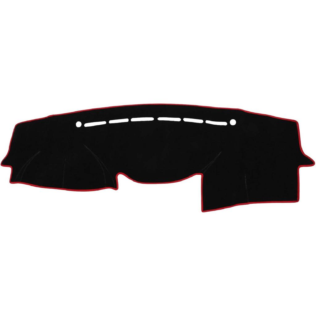 Dash Cover Compatible for Hyundai VeraCruz 2007-2012, Non-Slip Dash Cover Mat Polyester Black Front Dash Cover Mat