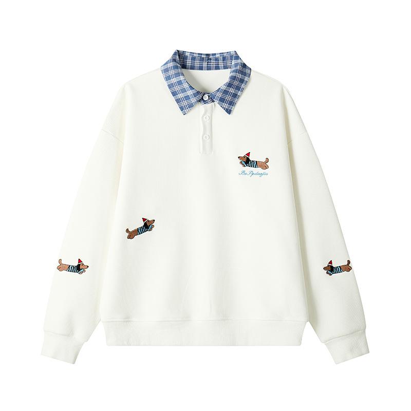 2025 Trendy Men's Loose-Fit Embroidered Long-Sleeve Hoodie, Plus Size, Autumn Winter Collection.