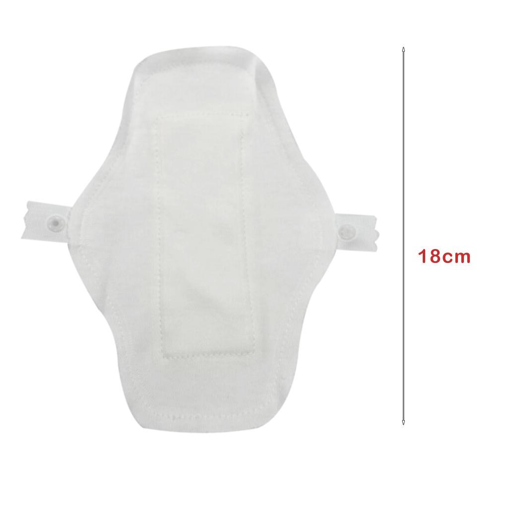 Soft Reusable Menstrual Cloth Pad Washable Waterproof Liners Pads for Women Girls Lady, Sizes