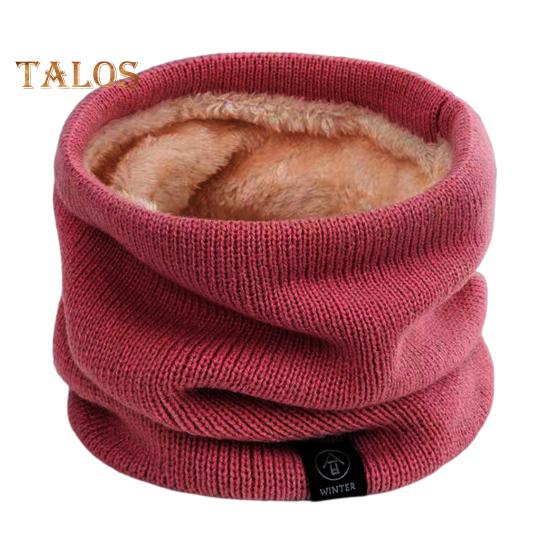 

Мужской и женский шарф-шейный платок, зимний, утолщенный, плюшевый, эластичный, для холодной погоды, для улицы и дома, универсальный аксессуар вино красного