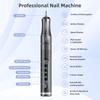 Cordless Electric Nail Drill Machine with LED Display Forward Reverse Direction E File Nail Drill for Acrylic Nails Manicure Set