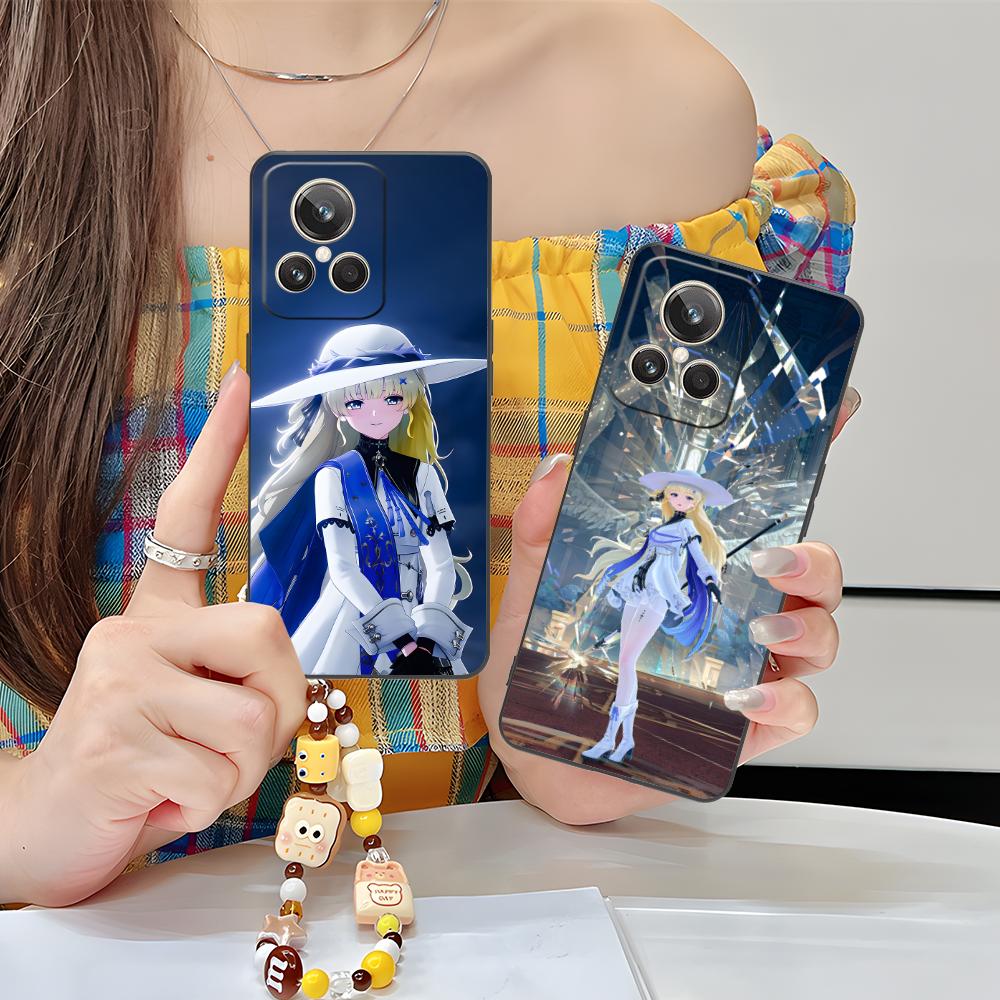 Wuthering Waves Phoebe Handyhülle für Realme 15 14 13 12 11 10 9 Pro Plus T i Lite 5G Bunte Druckabdeckung Smartphone Luxus