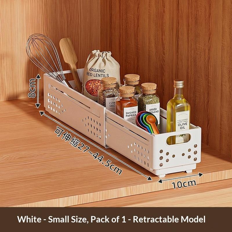 Adjustable Storage Box Holds Clothes Kitchenware And Desk Items Expandable Saves On Drying Time