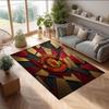 Tappeto in Flanella Stampato Manchester United Antiscivolo Morbido Poliestere Tappeto per Pavimento Tappetino Decorativo per Interni per Camera da Letto Soggiorno Divano
