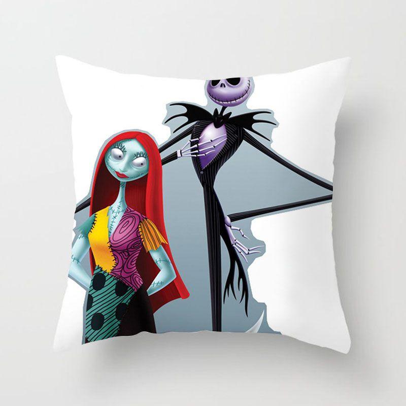 Super Soft Peach Skin 17.7'' Xmas Gift The Nightmare Before Christmas Pillowcase