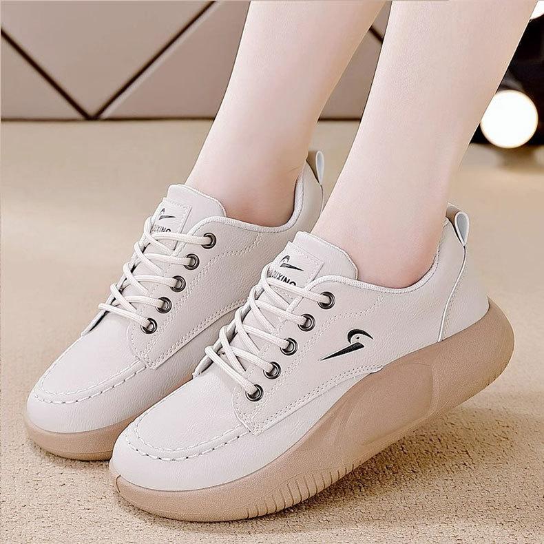 Dad shoes women's new thick-soled versatile fashion sports student little white shoes small breathable and light