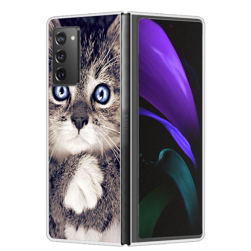 For Samsung Galaxy Z Fold2 Fold4 Fold5 Case Shockproof Hard Plastic PC Back Cover For Samsung Galaxy Z Fold 3 5 4 5G Phone Cases