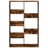 Room Divider Smoked Oak 100x33x155.5 cm Engineered Wood