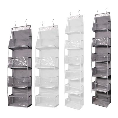 Multi Layer Over the Door Storage Pockets Space Saving Handbag Miscellaneous Organizer Hanger Closet Solution