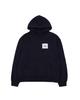 The Museum Visitor Cubic Logo Stitched Essential Hoody (Black)