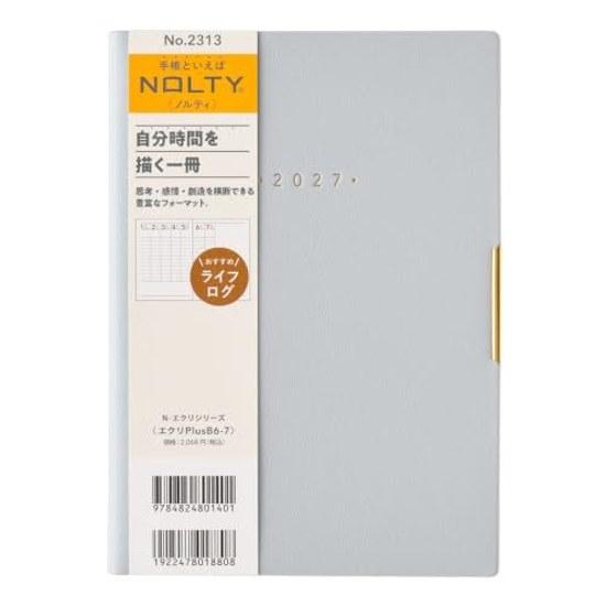 NOLTY Planner 2027 B6 Weekly Ecri Plus 7 Ice Blue 2313 (Starts December 2026)