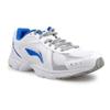 Li Ning Cushioning Breathable Abrasion Resistant Slip Resistant Low top Running Shoes Men's White Blue Gray ARBJ055-1