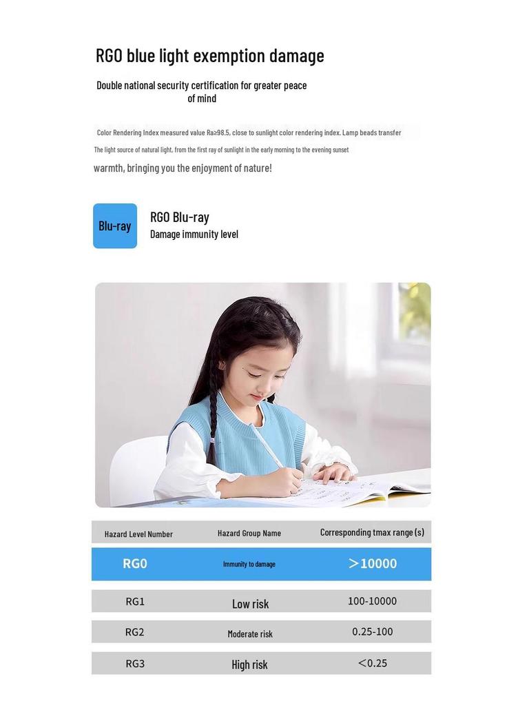 Eye-Protecting Floor Lamp: Full-Spectrum, Shadowless Design for Studying and Reading