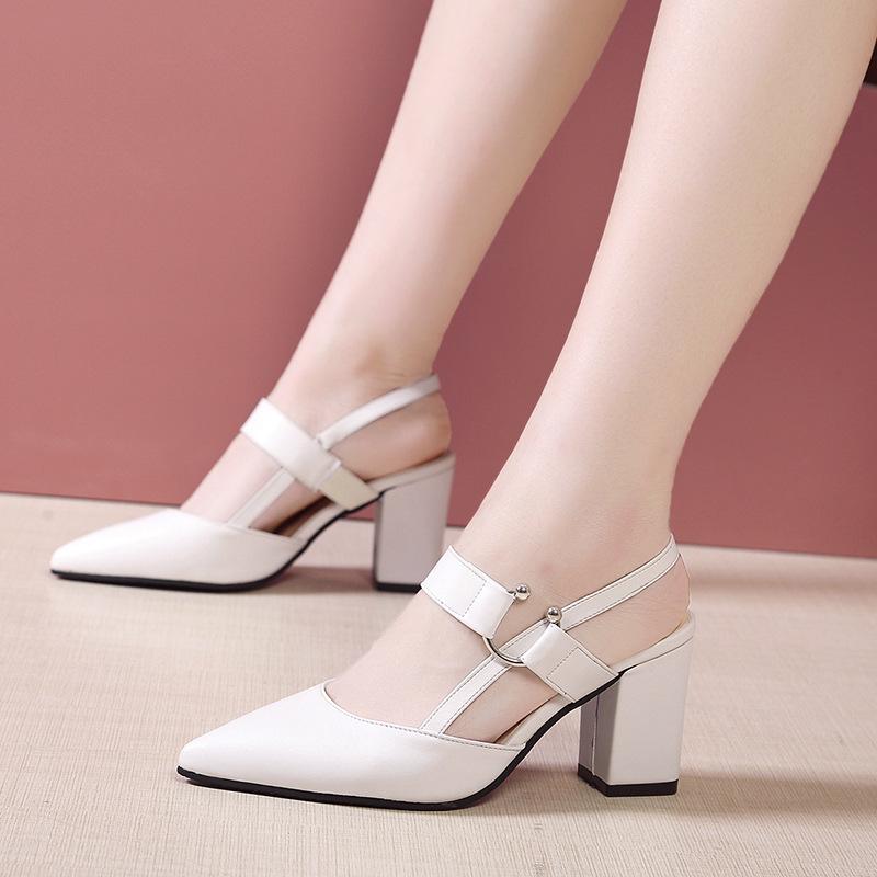 

Charming Elegant Sexy Multicolor Leather Women S Slingback High Heels Pump Shoes Dress Party Office Comfortable Shoes Dw4