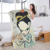 Y-Yoshitomo Nara Art Lovely Melancholy Microfiber Beach Towel Absorbent Quick Dry Soft Yoga Swimming Resort Mountain Climbing