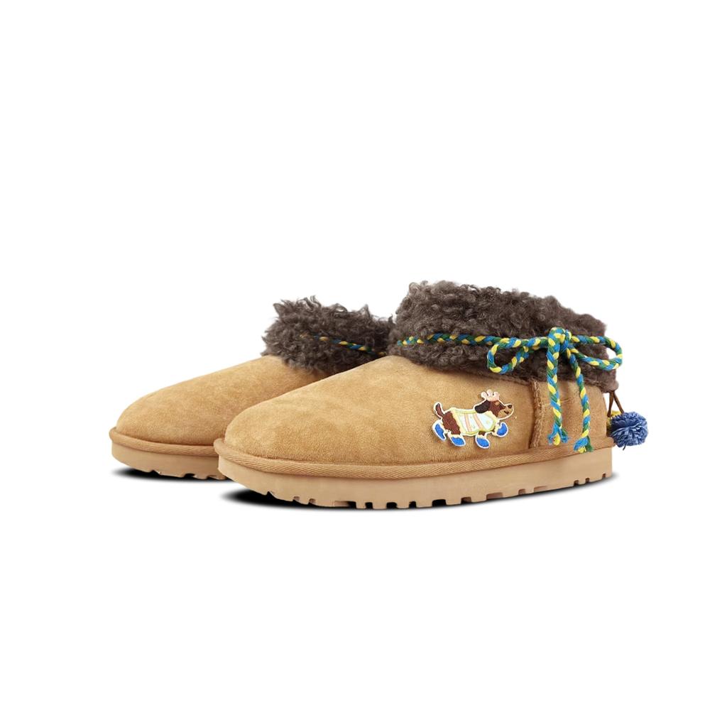 UGG CLASSIC ULTRA MINI Sheepskin Thermal Short Snow Boots Women's 1116109-CHE(Team373-)