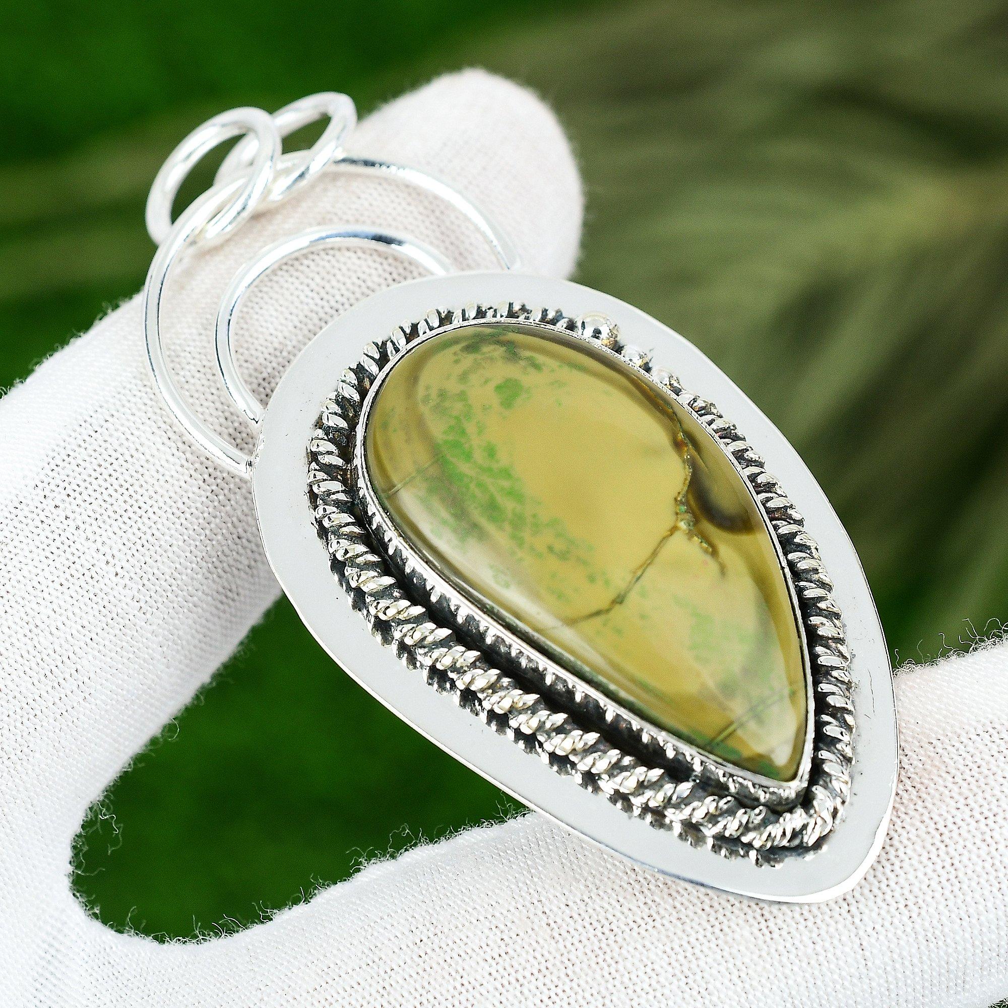 

Sisters Day Deal Imperial Jasper Gemstone Sterling Silver Daughter Boho Pendant