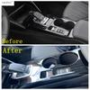 Car Shift Gear Water Cup Panel / Dashboard Air AC Outlet / Start Stop Button Cover Trim Accessories For Peugeot 2008  -
