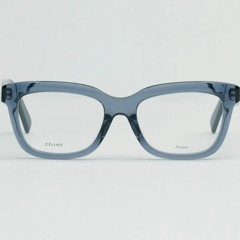 [Celine] Eyeglass Frames CL41390F BMP Square Transparent Horn-rimmed Clear Blue