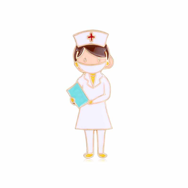 

Hot Sale Enamel Lapel Medical Brooch Pin Doctor Nurse Gift Backpack Hat Badge Accessories Jewelry Gifts