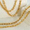 Fashion Necklace Bracelet Set For Women Stainless Steel Cuban Thick Chain 2023 Trend Zircon Man Accessories Wholesale