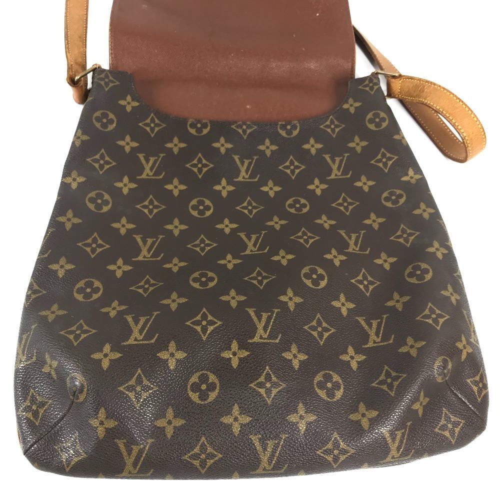 Louis Vuitton M51256 Monogram Musette Bag Crossbody Shoulder Bag Brown