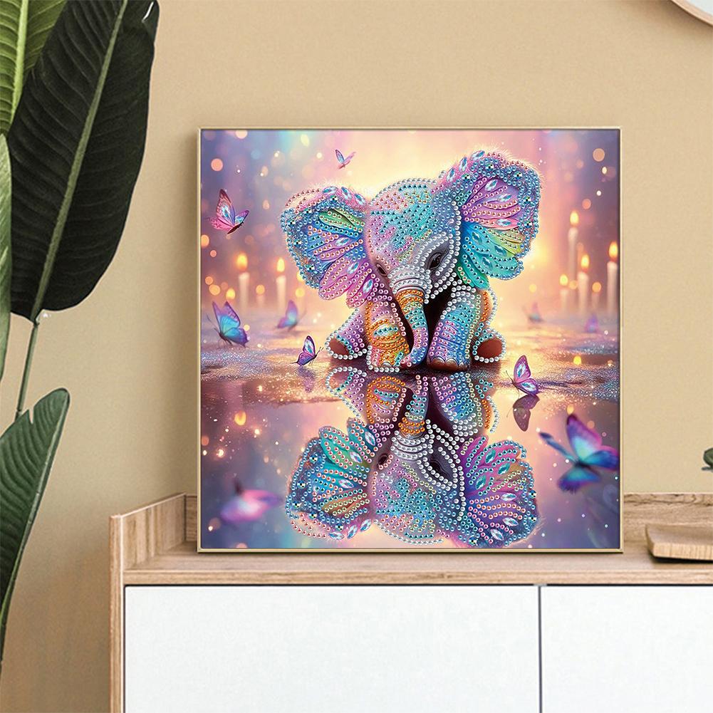 Animal 5D DIY Special Shape Crystal Partial Diamond Painting Kit Home Wall Decor