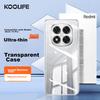 Xiaomi Redmi Note14Pro Phone Case, Redmi Note14Pro Full Lens Protection, Simple Transparent Soft Case, Fingerprint-Resistant Back Cover