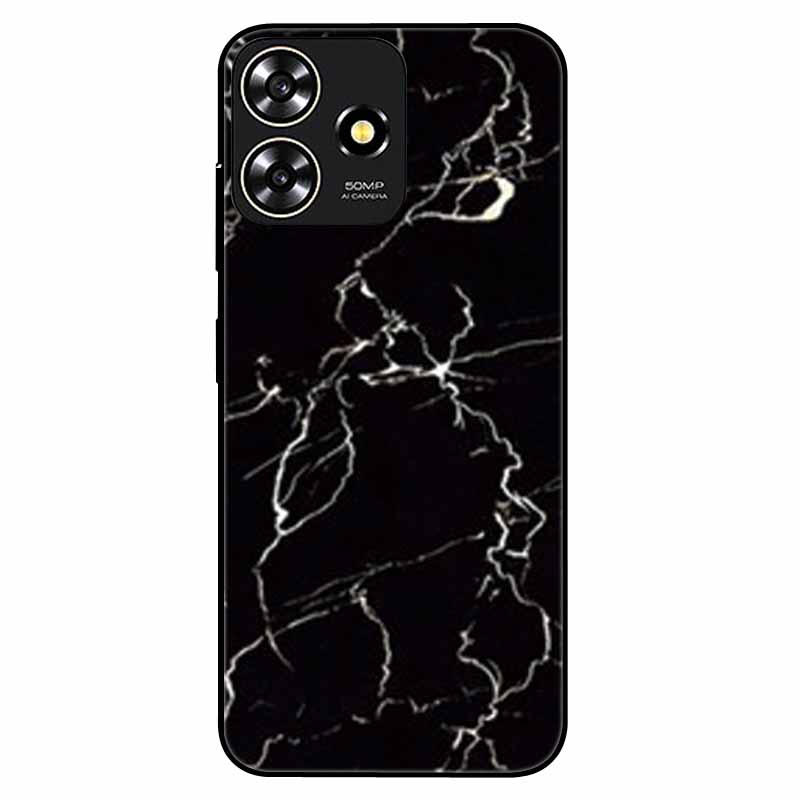 For ZTE Blade A73 4G Case 6.6'' Para Silicone Soft Cool Print Marble Phone Cover for ZTE BladeA73 A 73 4G Shockproof TPU Bags