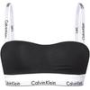Lightly Lined Bandeau Bra With Padding Women Underwear Black 000QF7628E-UB1