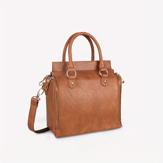 Women's Tote Bag with Top Handles Large Capacity Shoulder Bag Handbag with Removable Strap Multi-compartment Crossbody for Work Travel