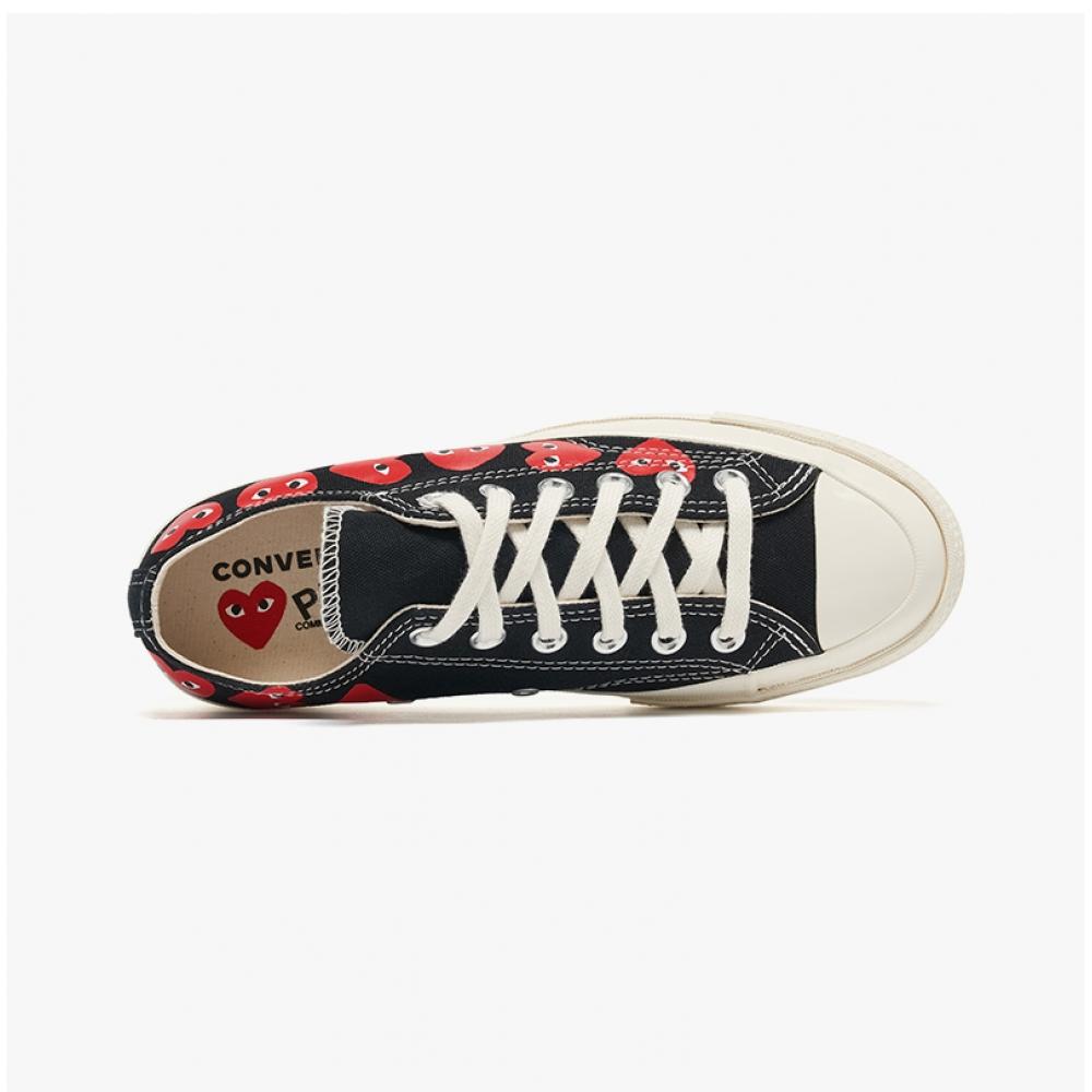 Comme Des Gar Ons Play X Converse Multi Heart Chuck Taylor 70 Low Sneakers