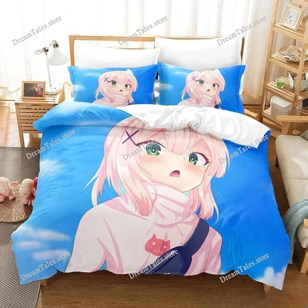 Anime Girls The Demon Girl Next Door Bedding Set Boys Girls Twin Queen Size Duvet Cover Pillowcase Bed Kids Adult Home Textile
