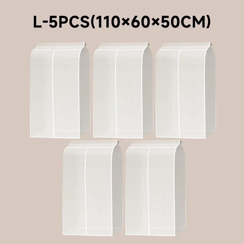 3D Große Kleider Staubschutzhülle Kleidungsstück Anzug Kleid Mantel Wasserdicht Kleidungsschutz Hängender Organizer Kleiderschrank Aufbewahrungstasche