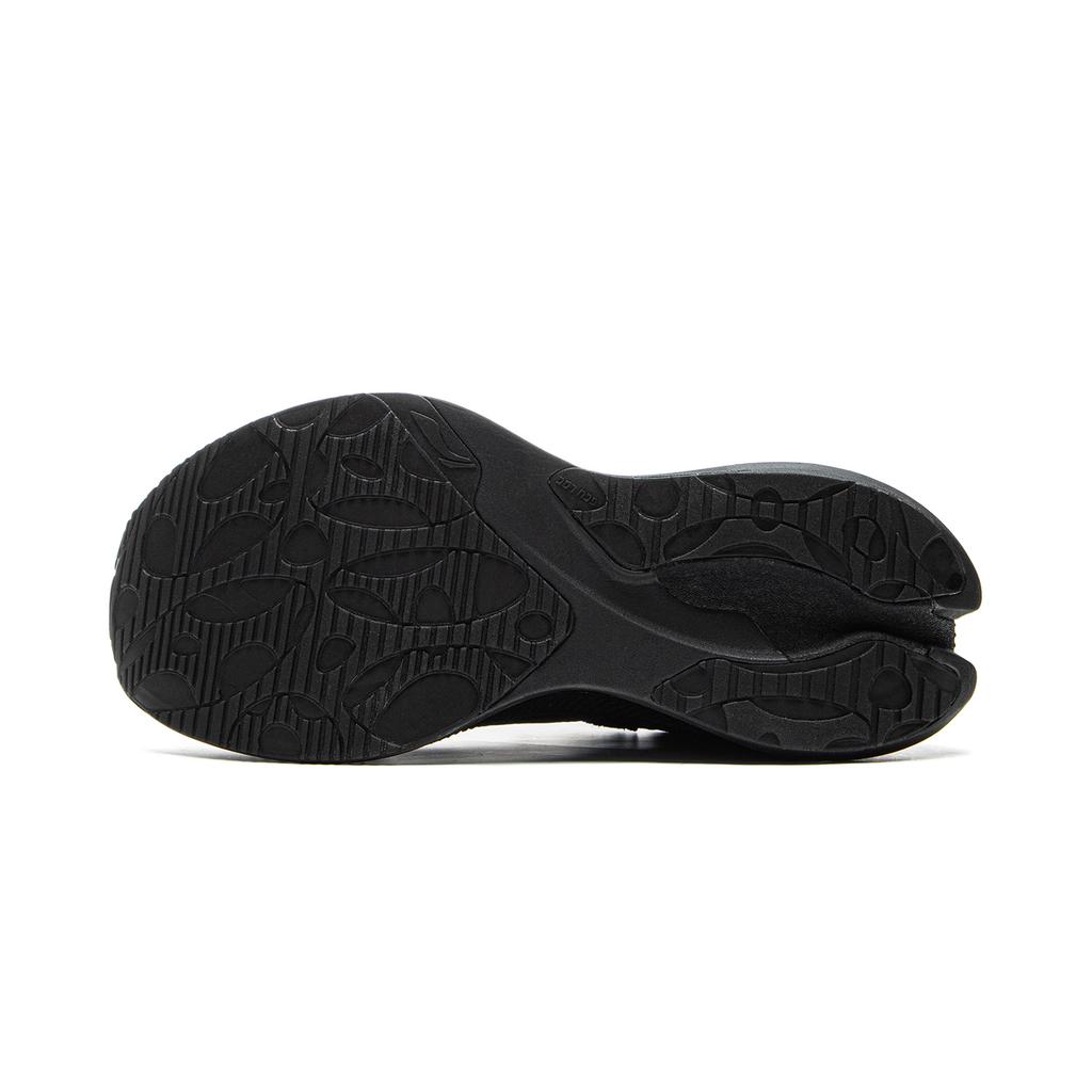 Li Ning Yue Ying CRC Pantofi Sport Trendy cu Absorbție a Șocurilor, Antiderapanți, cu Rebound, cu Talpă Joasă, Casual pentru Alergare, Bărbați, sneaker Negru AZGV053-1