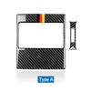 Real Soft Carbon Fiber for Mercedes Benz C Class W204 2007-2012 2013 Car Rear Air Outlet Vent Sticker Interior Trim Accessories
