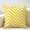 Nordic Geometric Embroidery Pattern Cushion Cover Natural Linen Organic Fabric Printing Breathable Perfect For Home Decor