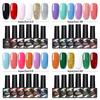 Nee Jolie 6 Farben Gel Nagellack Set Trendiger Nagelgel UV-Licht Härtender Nagellack Multi Mix